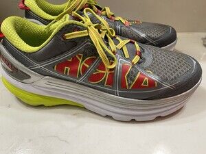 Hoka One One Constant 2 Running Shoes Womens US Size11 M Grey Acid 1009641